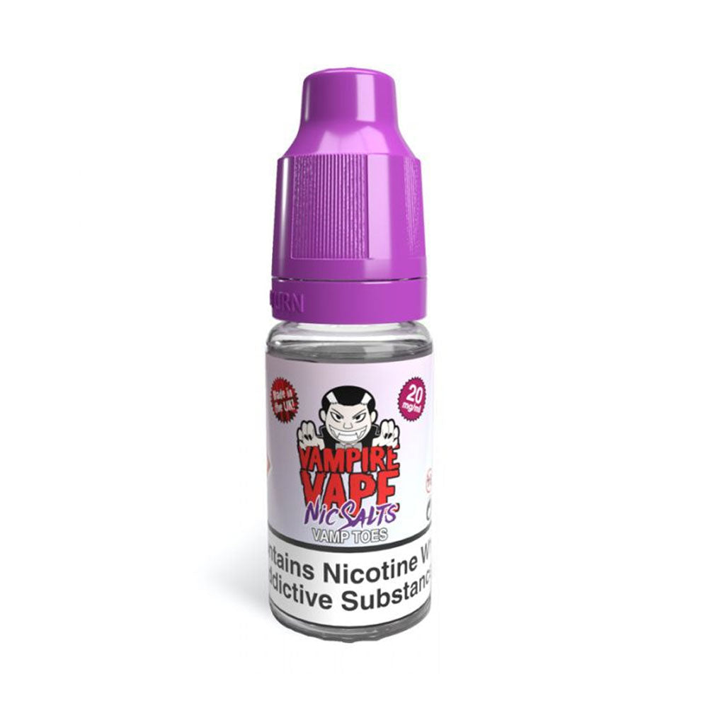 Vamp Toes 10ml Nicotine Salt E-Liquid by Vampire Vape Salts