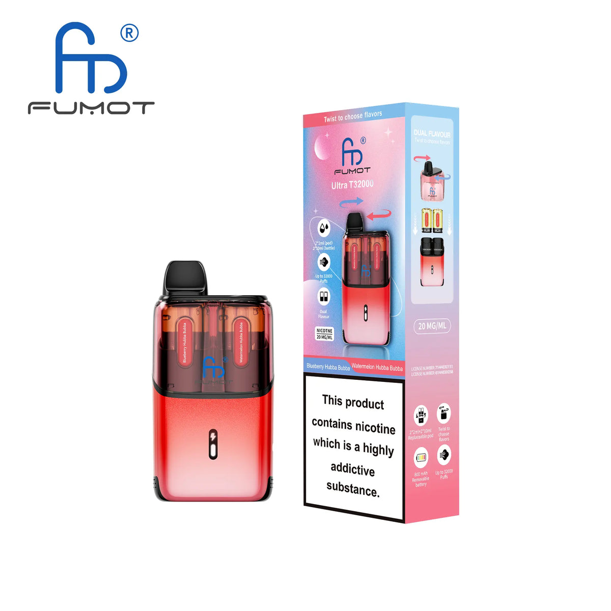 RandM Fumot T32000 Ultra Prefilled Pod Kit