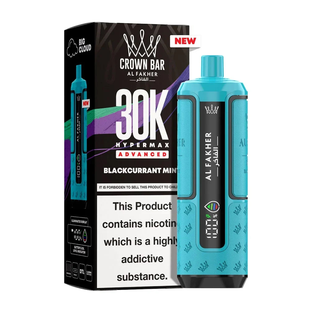 Al Fakher Hypermax 30K Prefilled Pod Kit - Blackcurrant Mint