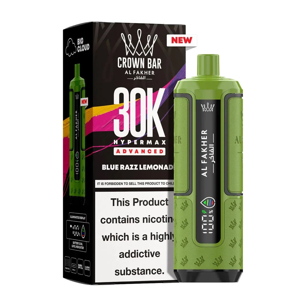 Al Fakher Hypermax 30K Prefilled Pod Kit - Blue Razz Lemonade