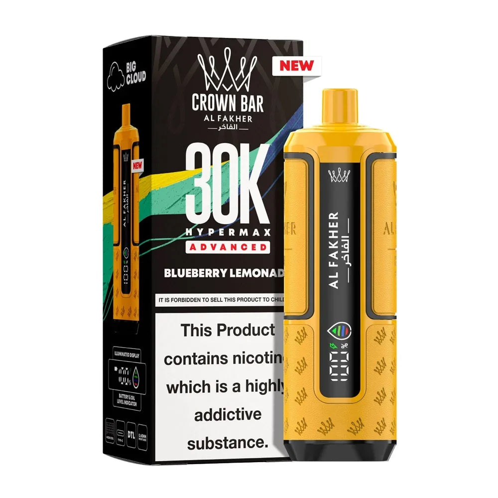 Al Fakher Hypermax 30K Prefilled Pod Kit - Blueberry Lemonade