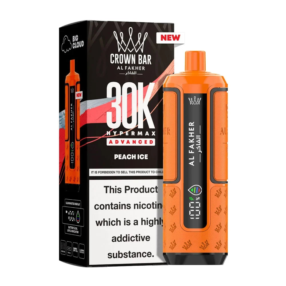 Al Fakher Hypermax 30K Prefilled Pod Kit - Peach Ice
