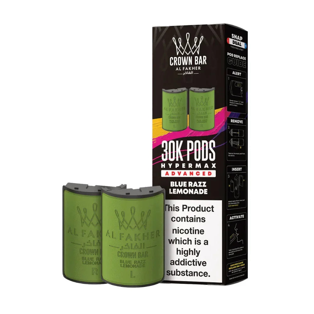 Al Fakher 30K Hypermax Prefilled Pods - Blue Razz Lemonade