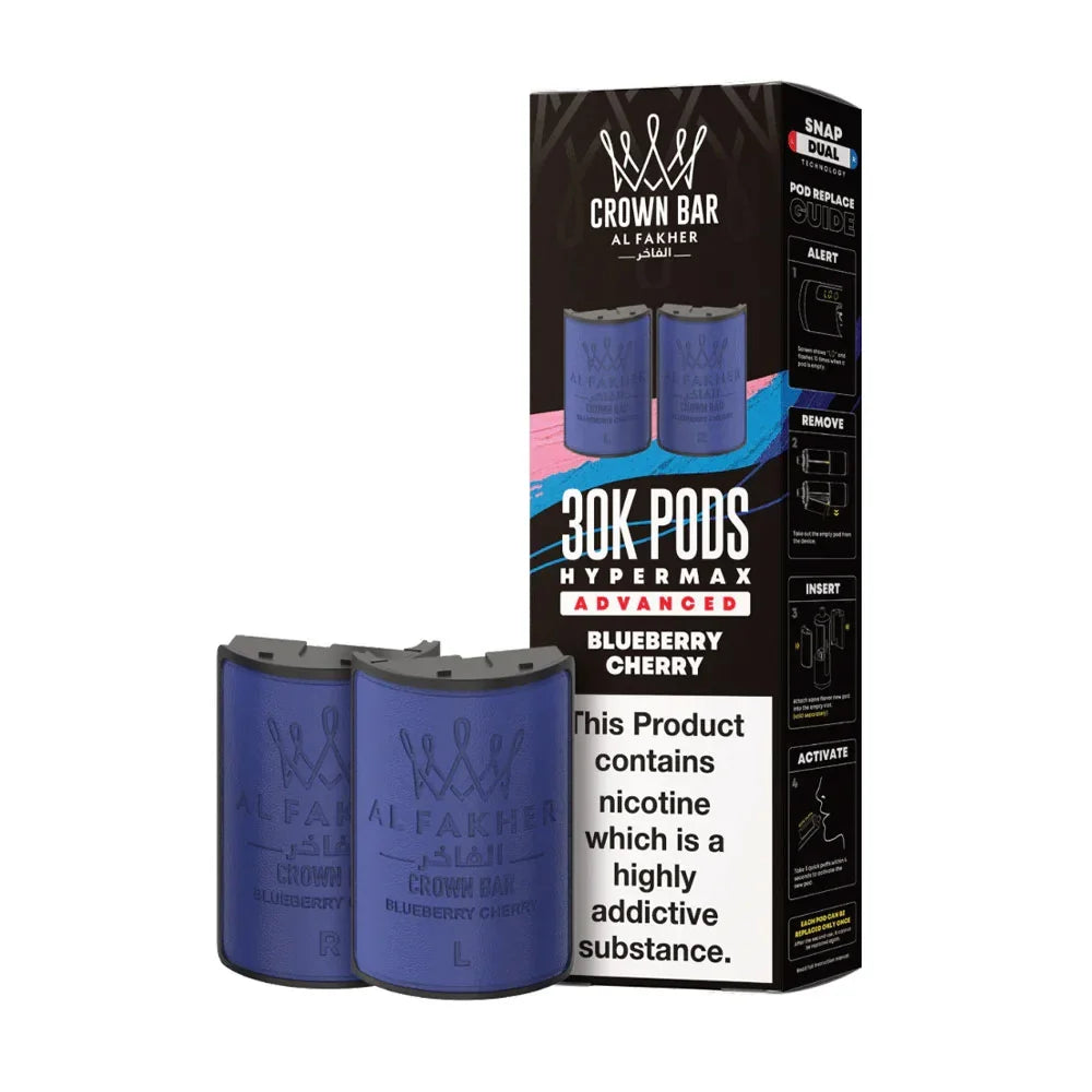 Al Fakher 30K Hypermax Prefilled Pods - Blueberry Cherry