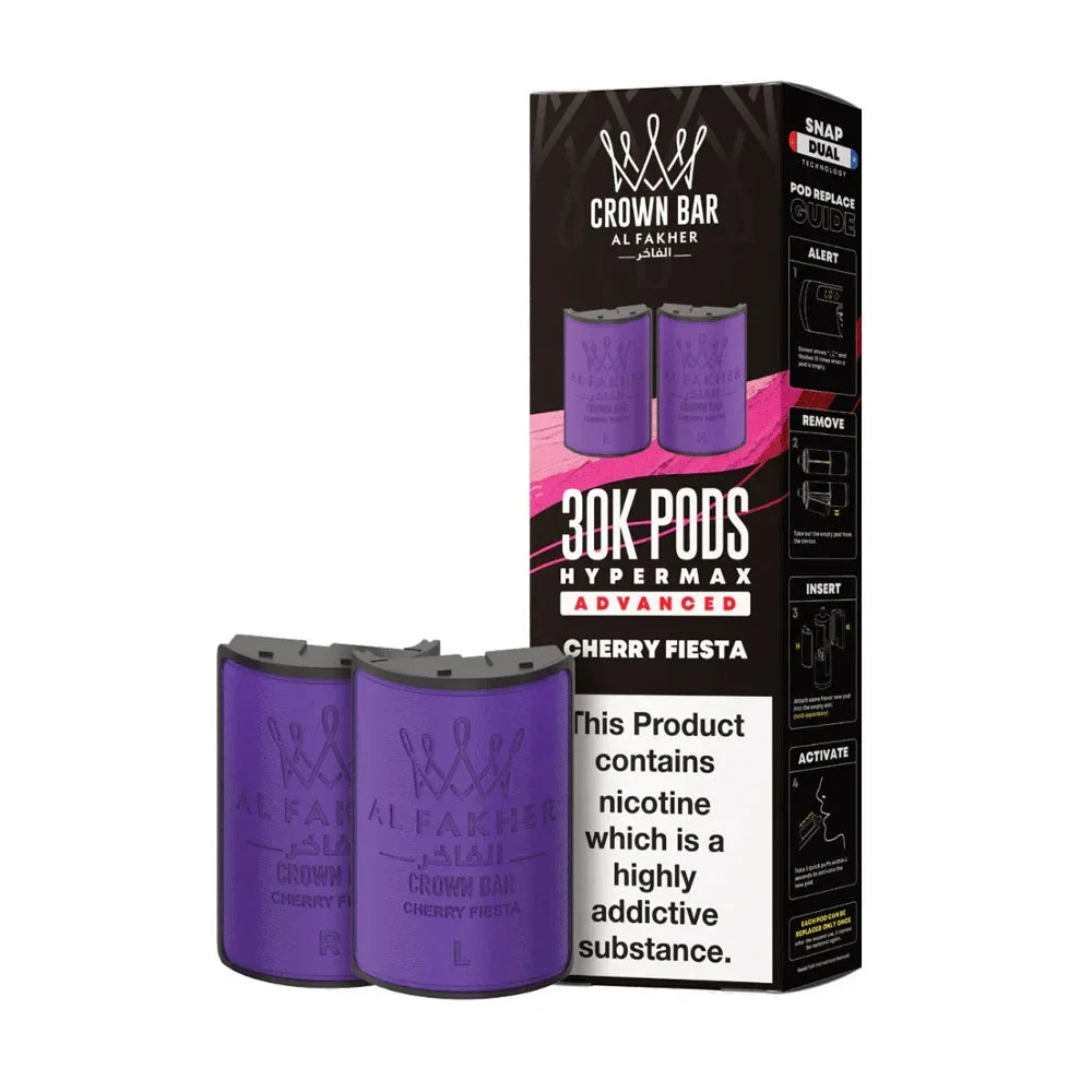 Al Fakher 30K Hypermax Prefilled Pods - Cherry Fiesta