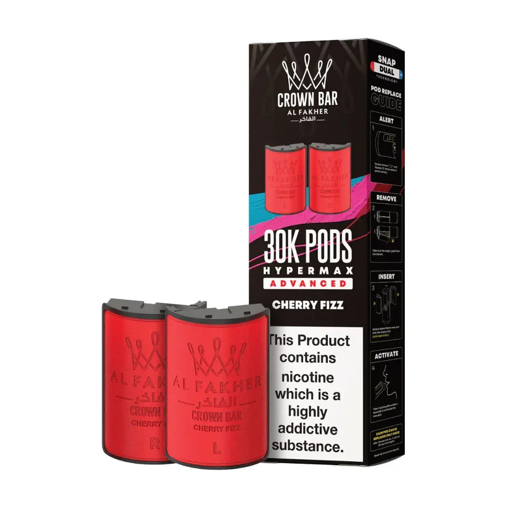 Al Fakher 30K Hypermax Prefilled Pods - Cherry Fizz