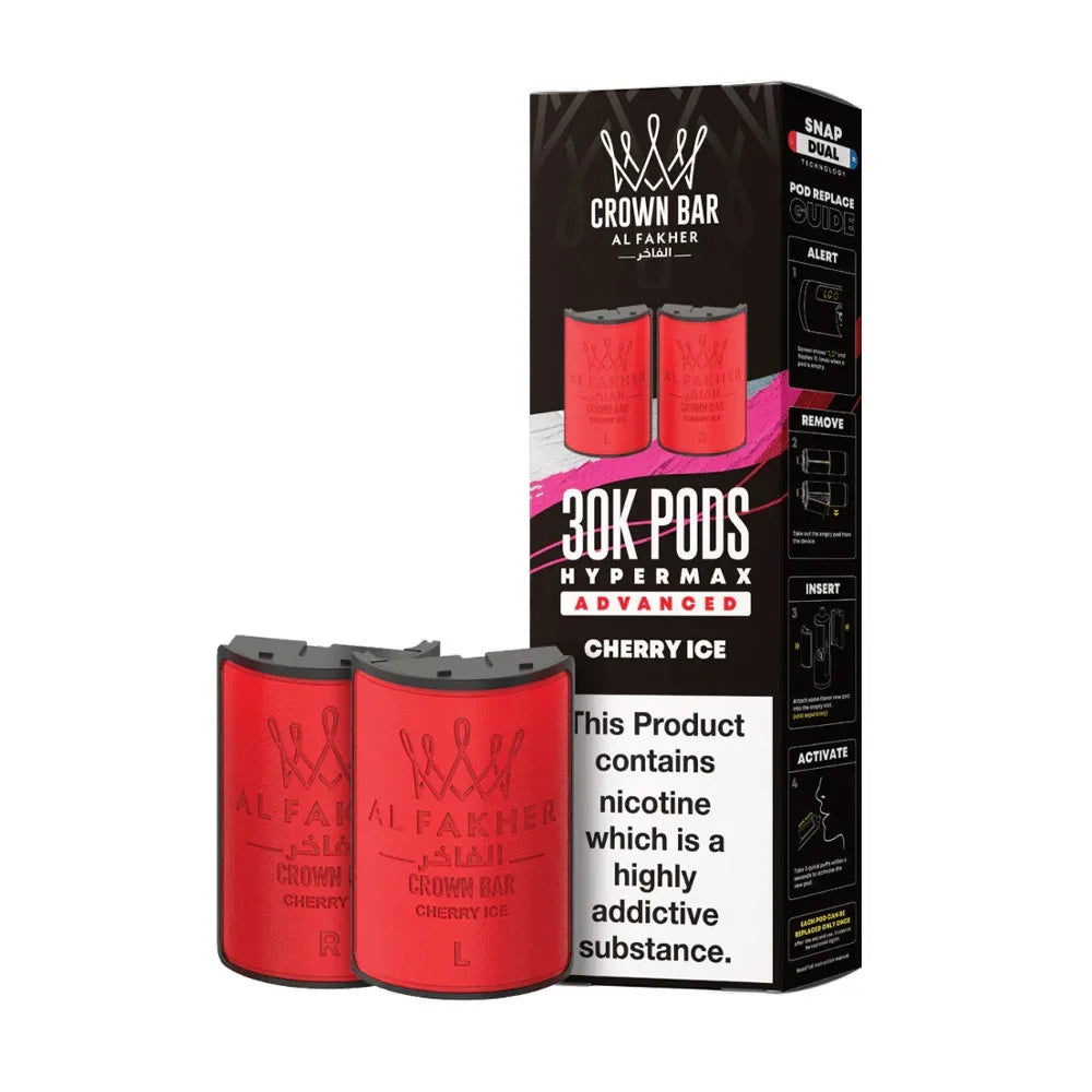 Al Fakher 30K Hypermax Prefilled Pods - Cherry Ice