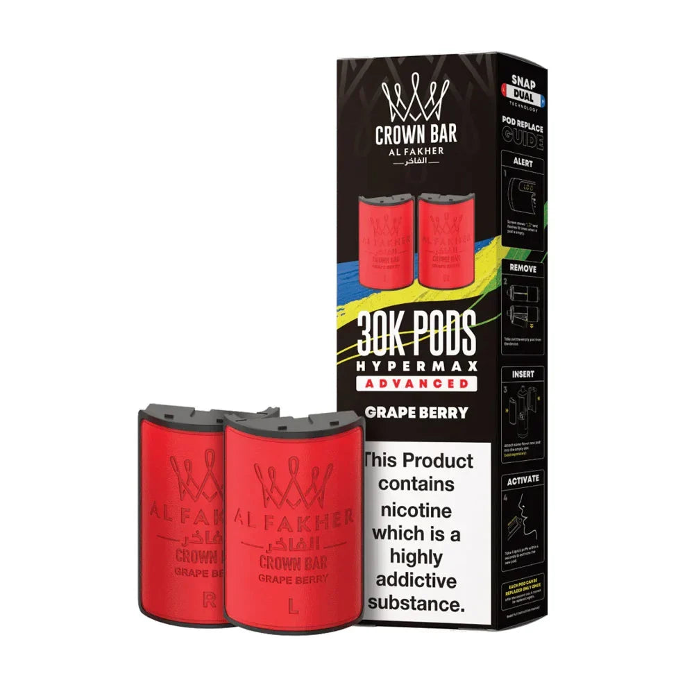 Al Fakher 30K Hypermax Prefilled Pods - Grape Berry