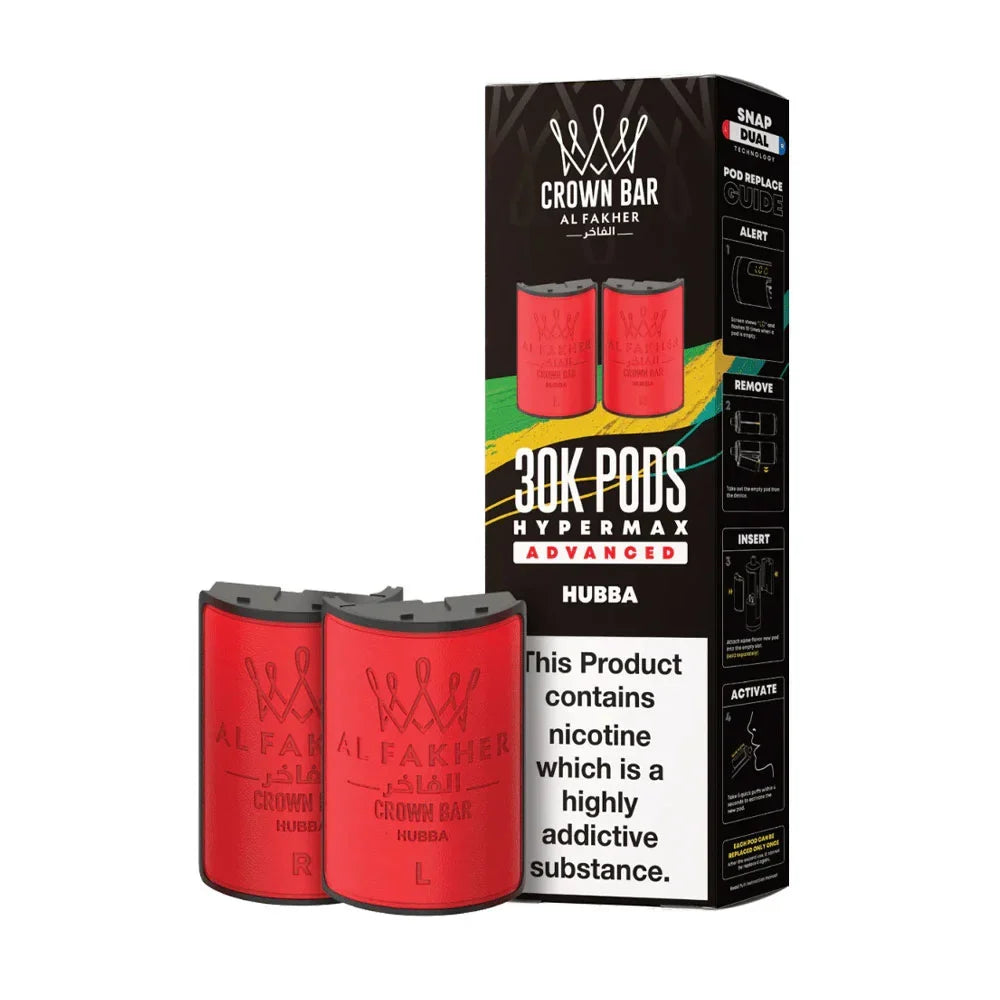 Al Fakher 30K Hypermax Prefilled Pods - Hubba