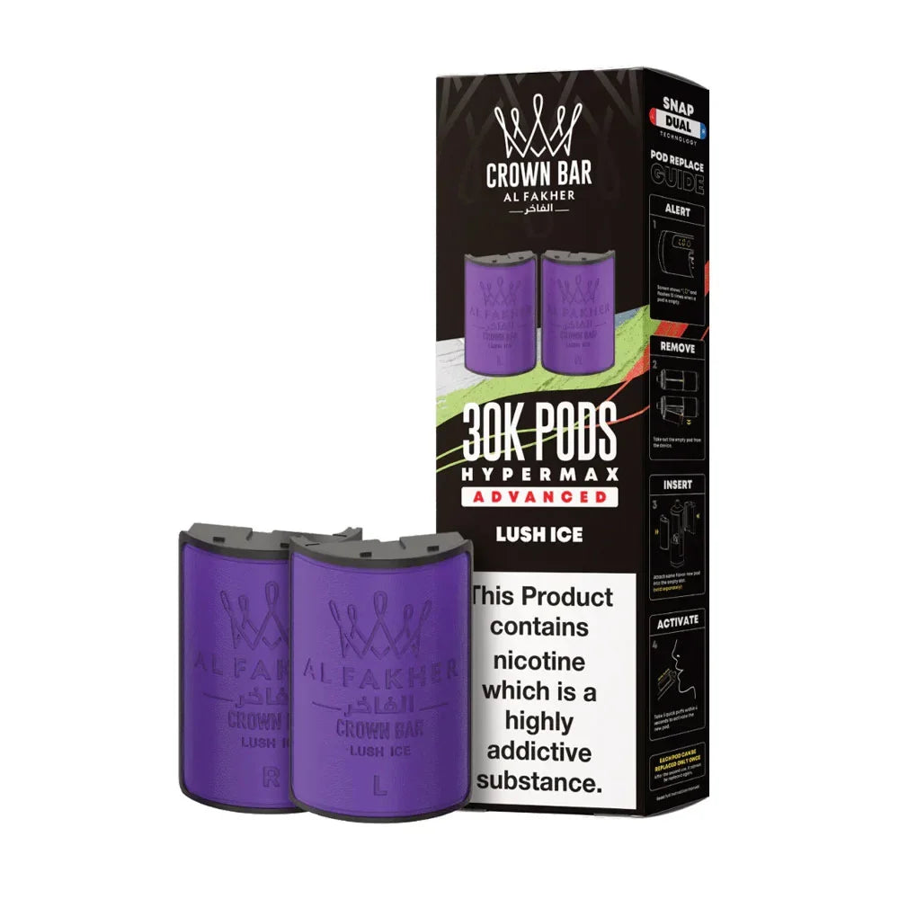 Al Fakher 30K Hypermax Prefilled Pods - Lush Ice