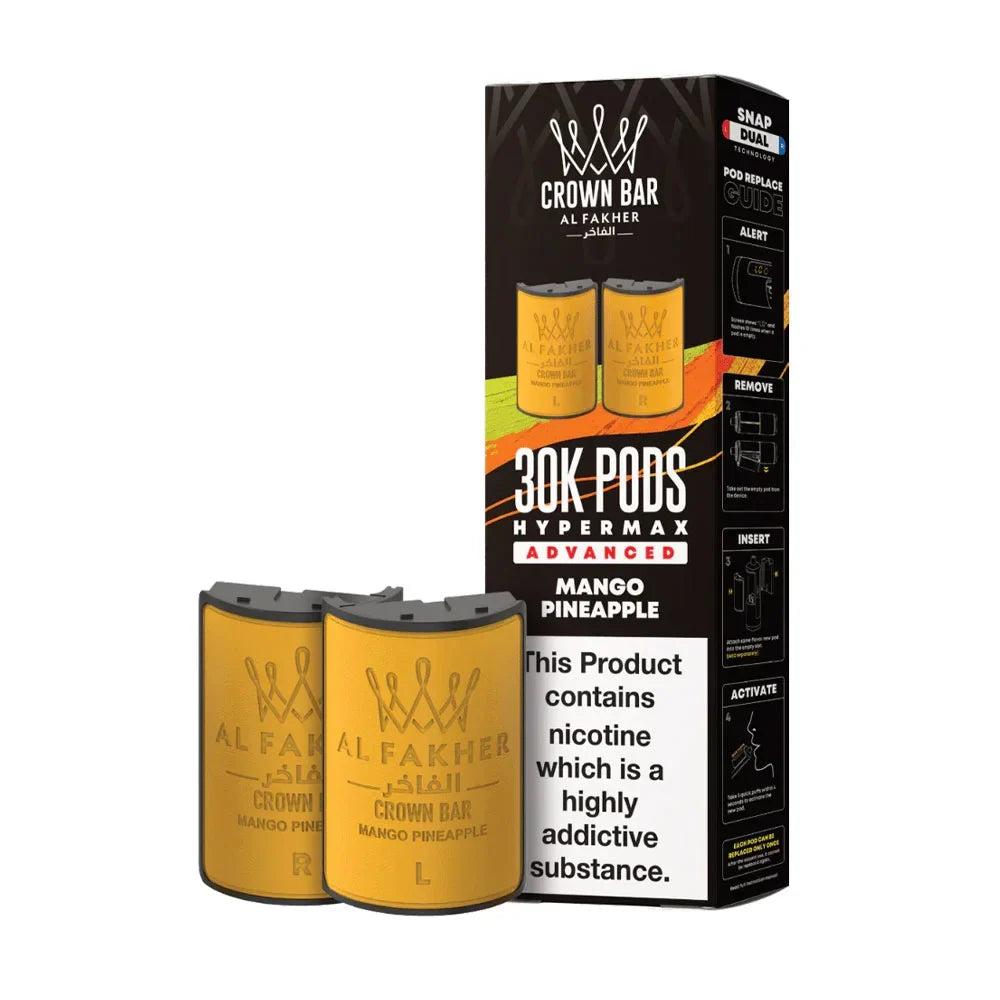 Al Fakher 30K Hypermax Prefilled Pods - Mango Pineapple