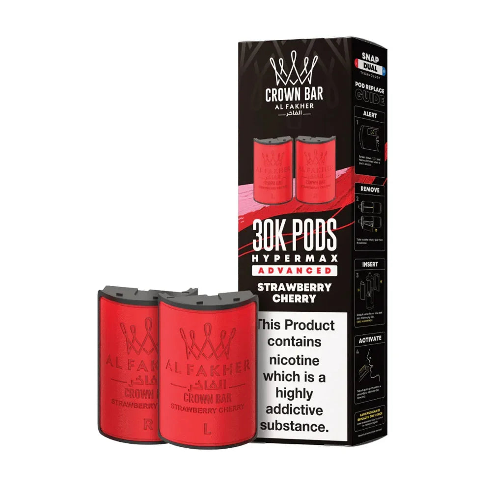 Al Fakher 30K Hypermax Prefilled Pods - Strawberry Cherry