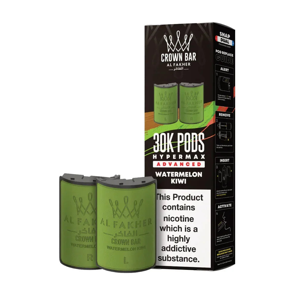 Al Fakher 30K Hypermax Prefilled Pods - Watermelon Kiwi
