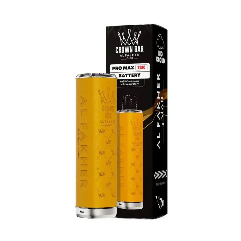 Al Fakher Crown Bar Pro Max 12K Prefilled Pod Kit - Yellow