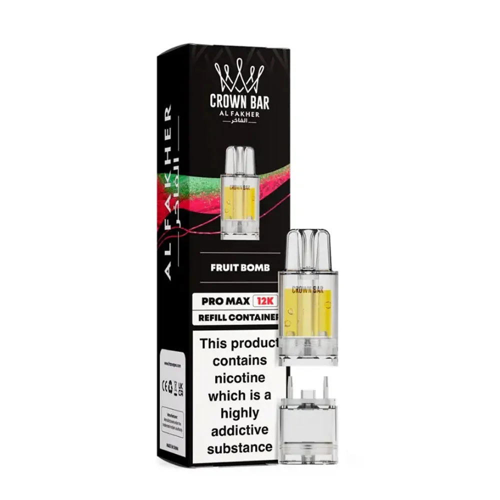 Al Fakher Crown Bar Pro Max 12K Prefilled Pods - Fruit Bomb