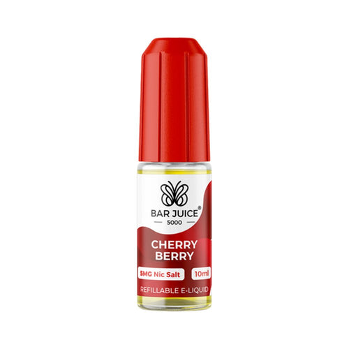 Bar Juice 5000 Cherry Berry 10ml Nic Salt E liquid - 5mg