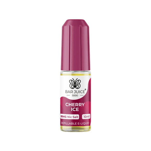 Bar Juice 5000 Cherry Ice 10ml Nic Salt E liquid - 5mg