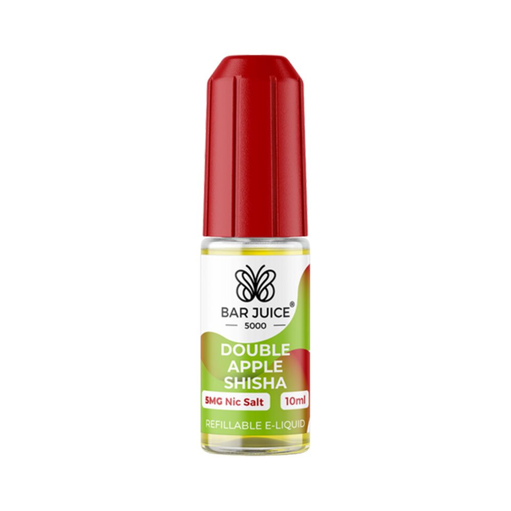 Bar Juice 5000 Double Apple Shisha 10ml Nic Salt E liquid