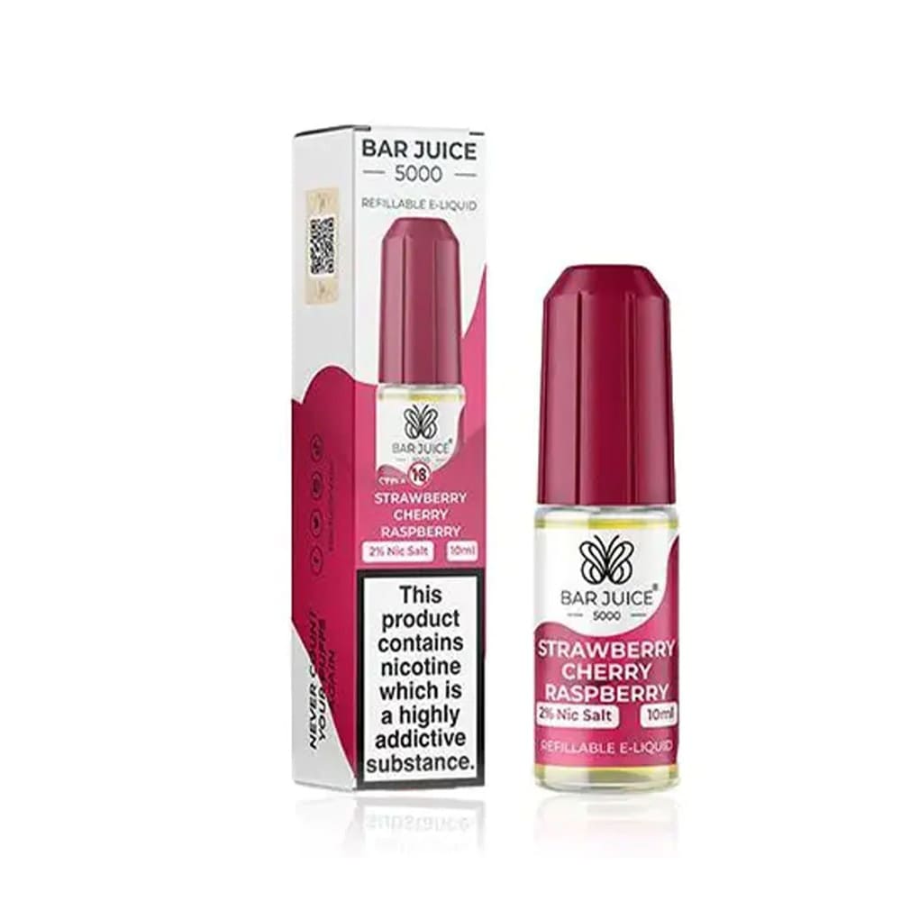 Bar Juice 5000 Strawberry Cherry Raspberry 10ml Nic Salt E liquid