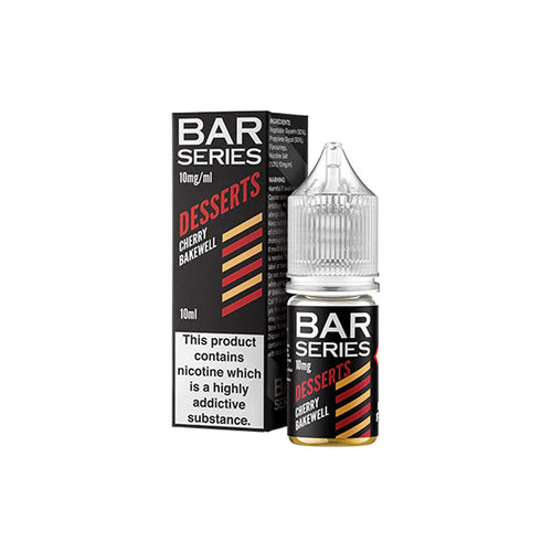 Cherry Bakewell Bar Series Desserts 10ml Nic Salt E-liquid - 10mg
