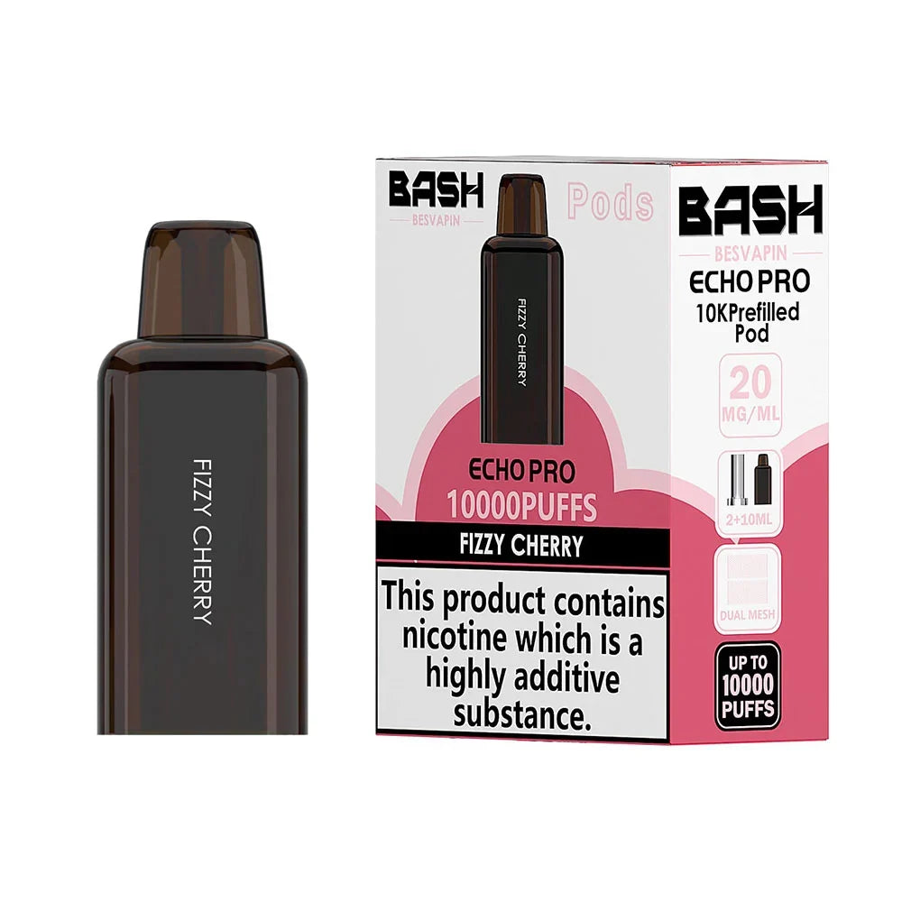 Bash Vape Echo Pro 10K Prefilled Pods Fizzy Cherry