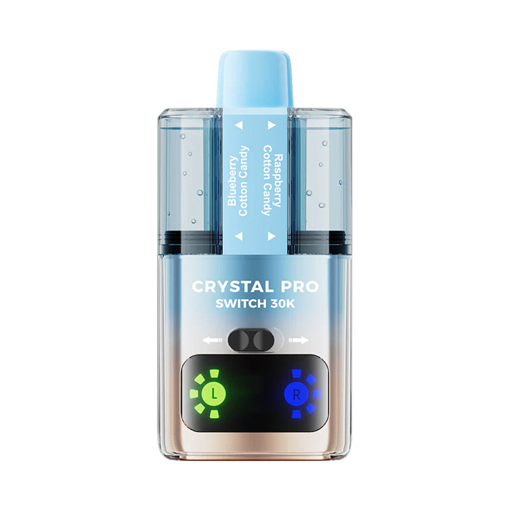 Crystal Pro Switch 30K Puff Disposable Vape - Blueberry Cotton Candy / Blueberry Cotton Candy