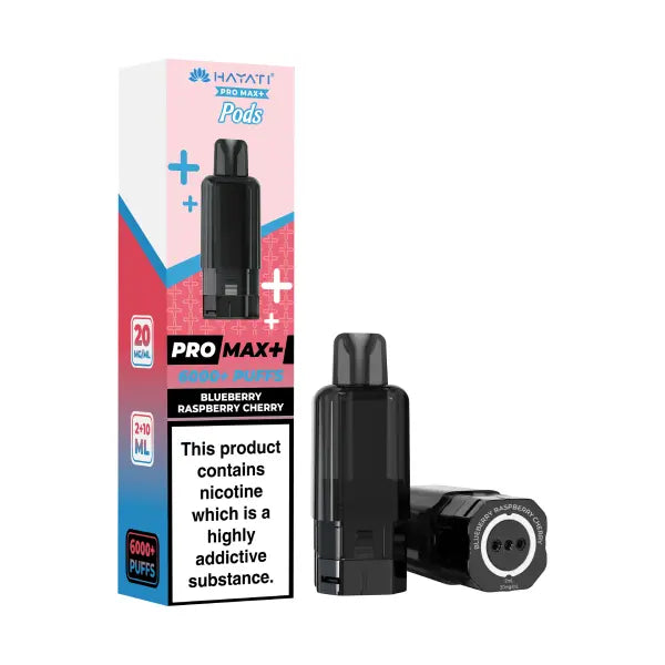 Hayati Pro Max Plus 6K Prefilled Pods - Blueberry Raspberry Cherry - Blueberry Raspberry Cherry Flavor Pods