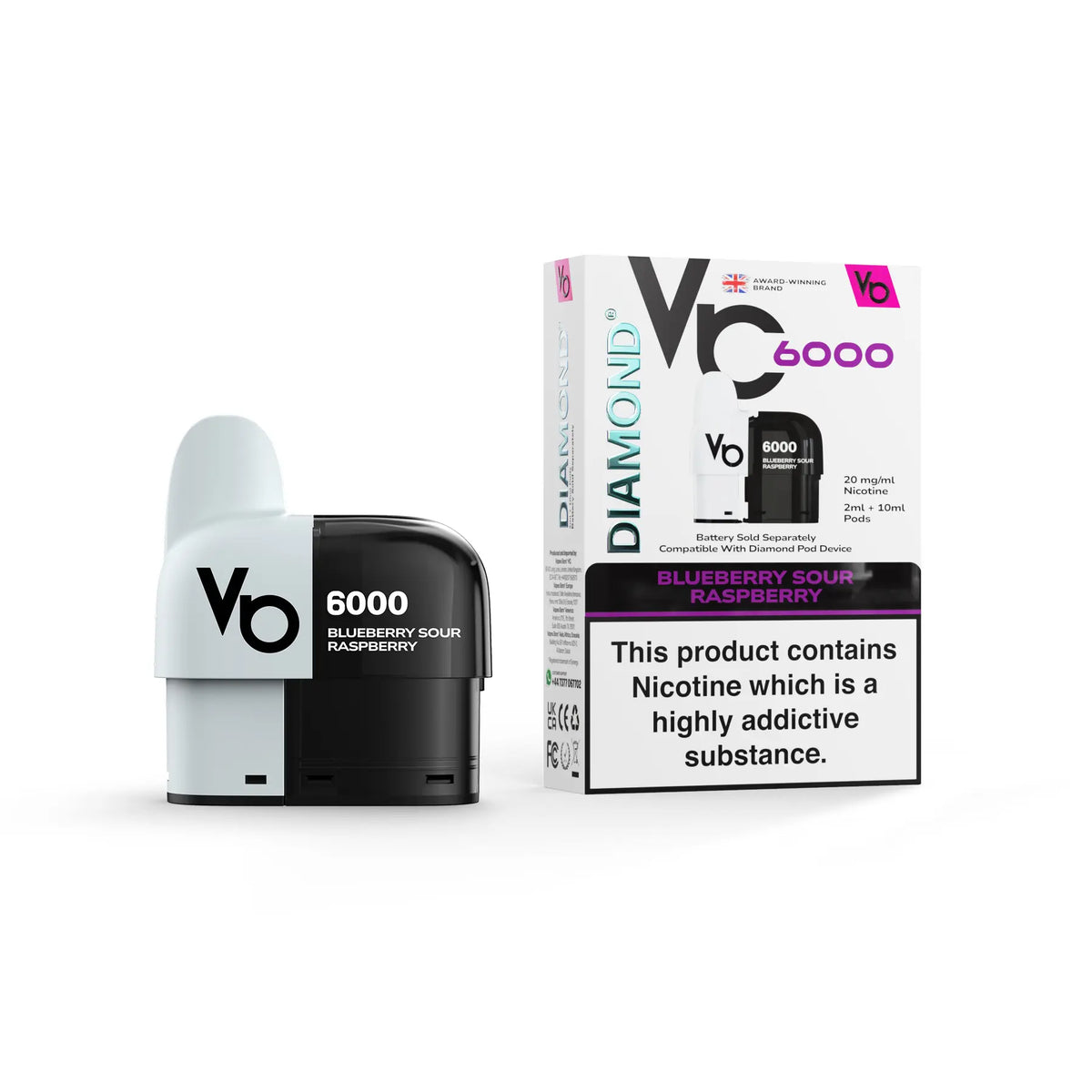 Vapes Bar Diamond 6000 Replacement Pods