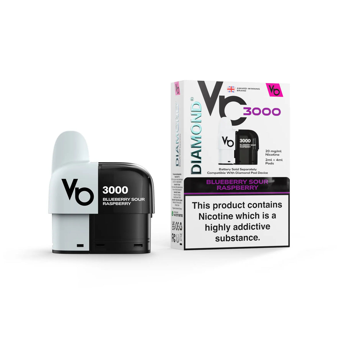 Vapes Bar Diamond 3000 Refill Pods