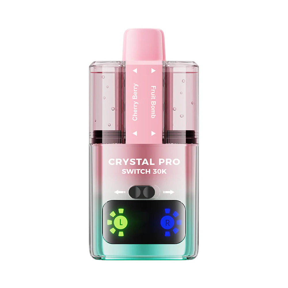 Crystal Pro Switch 30K Puff Disposable Vape - Cherry Berry / Fruit Bomb