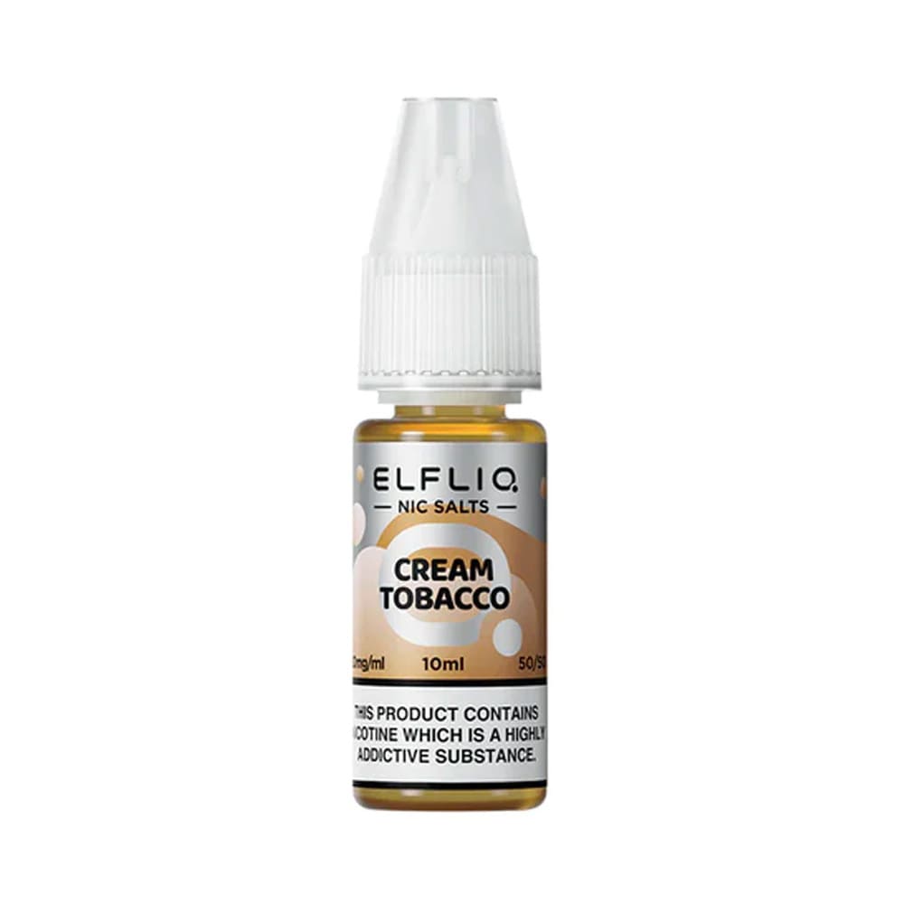 ELFLIQ Cream Tobacco (Snoow Tobacco) 10ml Nic Salt E Liquid
