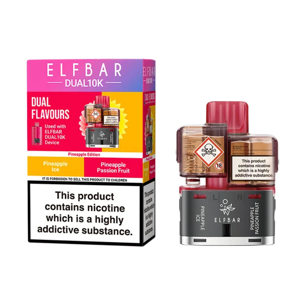 Elf Bar Dual 10K Prefilled Pods - Pineapple Edition