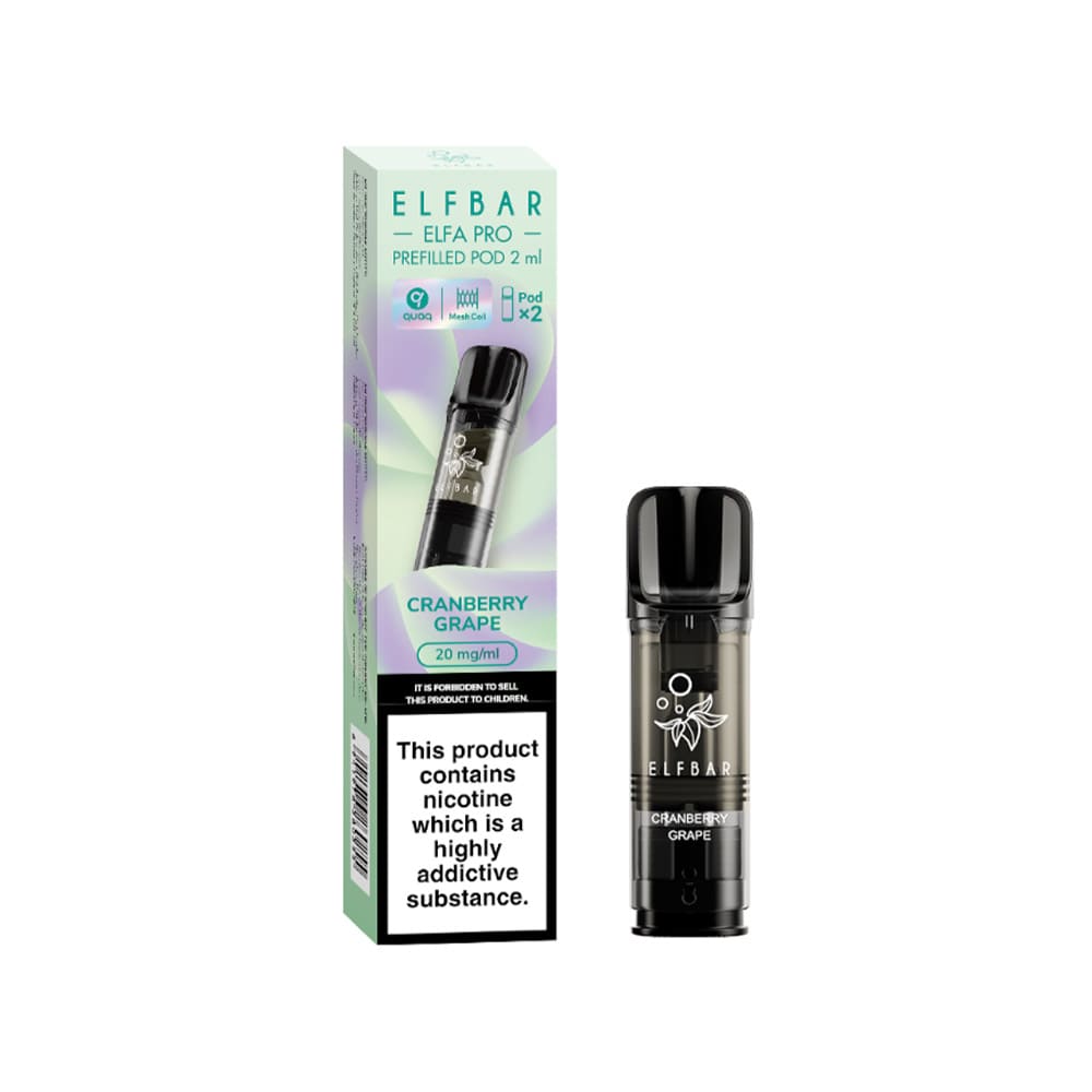 Elf Bar Elfa Pro Pre-Filled Replacement Pod (Pack Of 2)