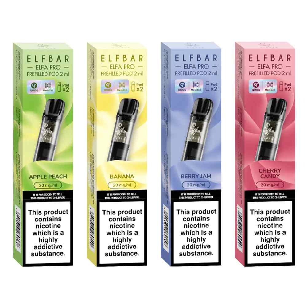 Elf Bar Elfa Pro Pre-filled Replacement Pod (Pack Of 2)