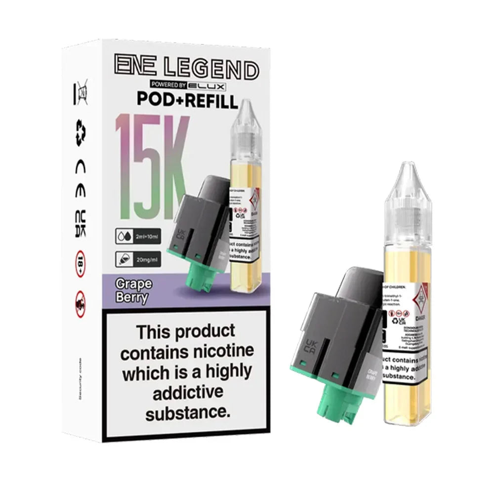 Elux ENE Legend 15K Prefilled Pods - Grape Berry
