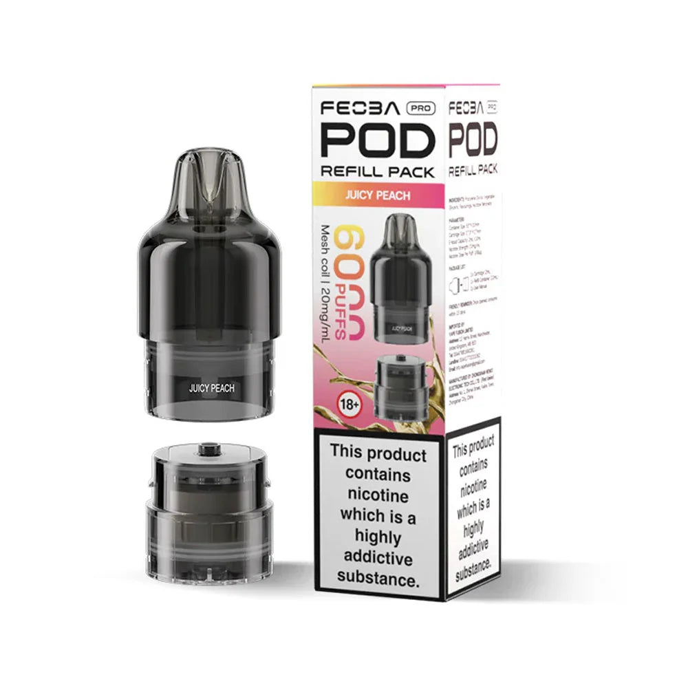 Feoba Pro 6K Prefilled Pods - Juicy Peach