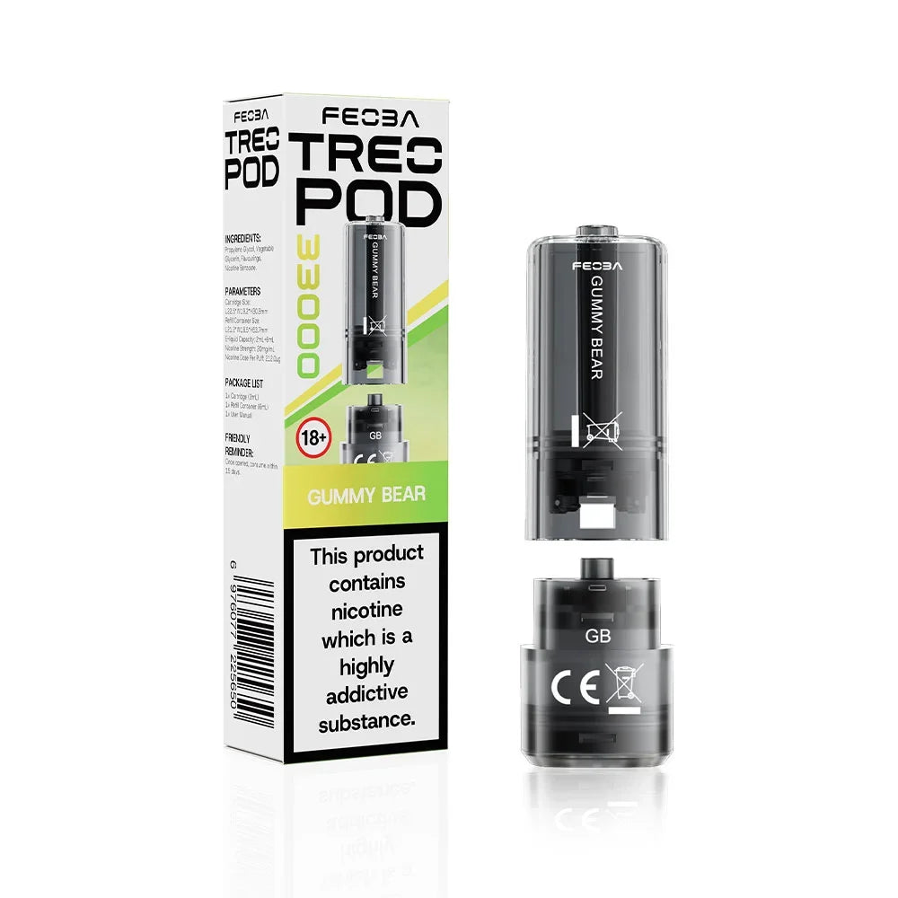 Feoba TREO 33K Prefilled Pods - Gummy Bear