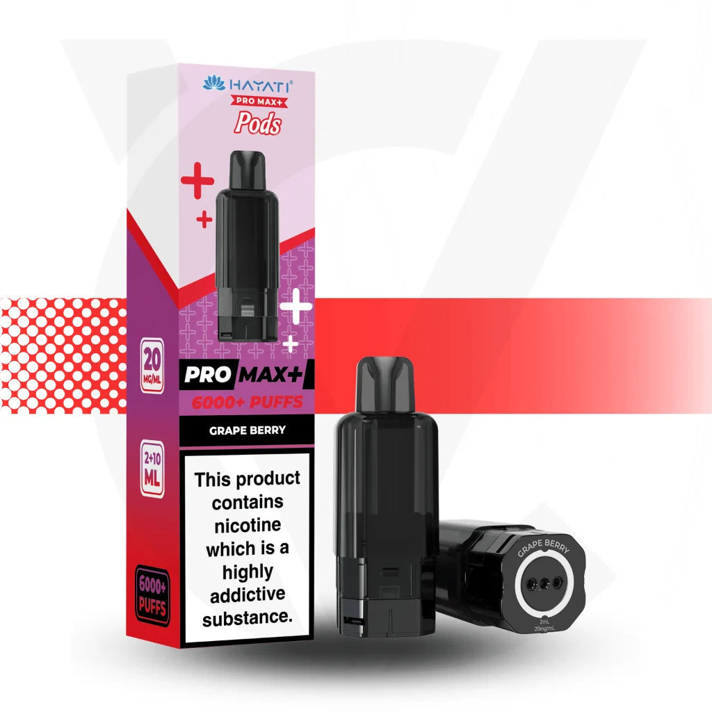 Hayati Pro Max Plus 6K Prefilled Pods - Grape Berry - Grape Berry Flavor Pods