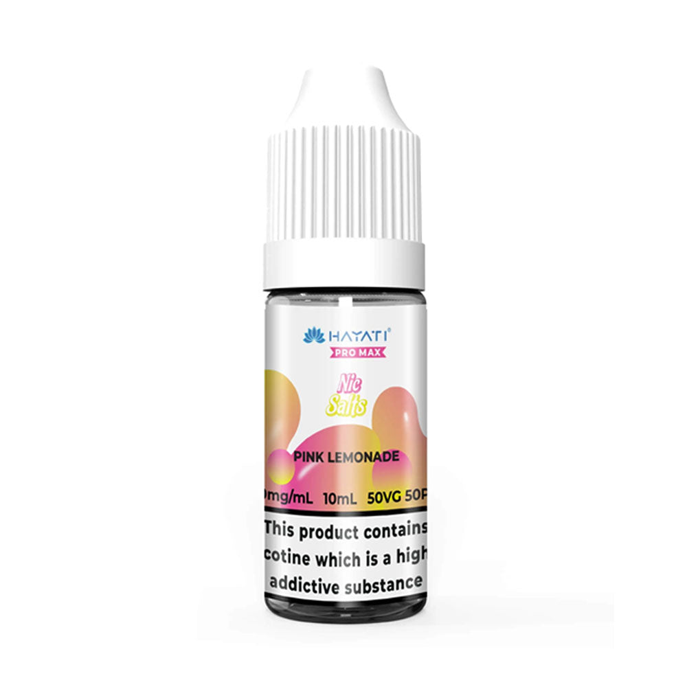 Hayati Pro Max Pink Lemonade 10ml Nic Salt E Liquid