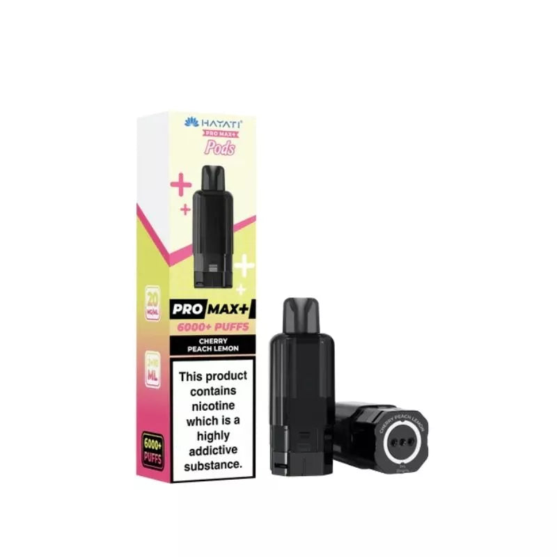 Hayati Pro Max Plus 6K Prefilled Pods - Cherry Peach Lemon - Cherry Peach Lemon Flavor Pods
