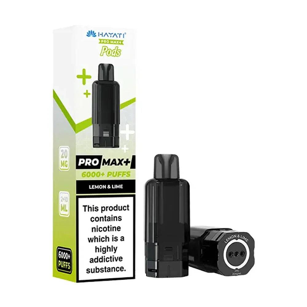 Hayati Pro Max Plus 6K Prefilled Pods - Lemon Lime - Lemon Lime Flavor Pods
