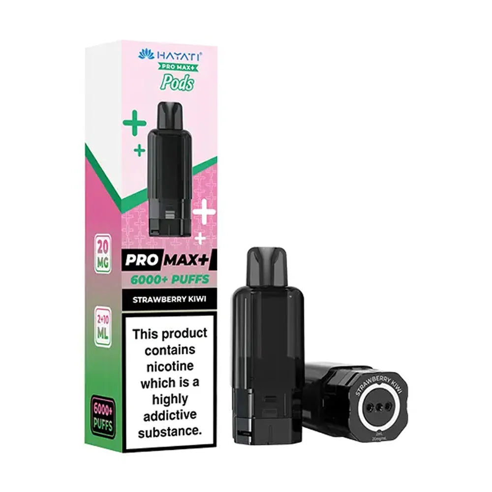 Hayati Pro Max Plus 6K Prefilled Pods - Strawberry Kiwi - Strawberry Kiwi Flavor Pods