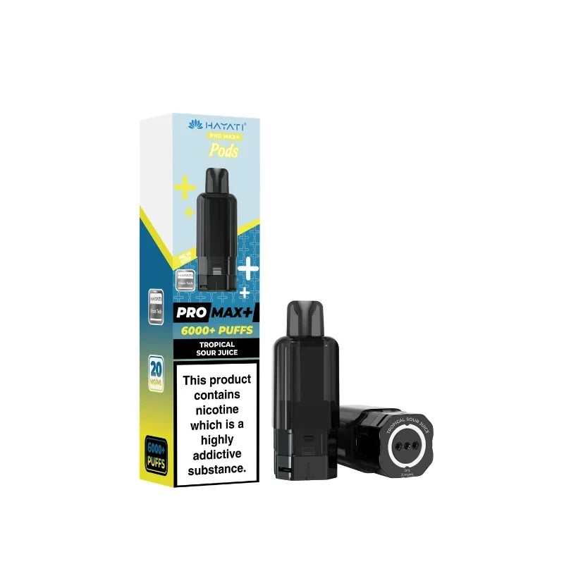 Hayati Pro Max Plus 6K Prefilled Pods - Tropical Sour Juice - Tropical Sour Juice Flavor Pods