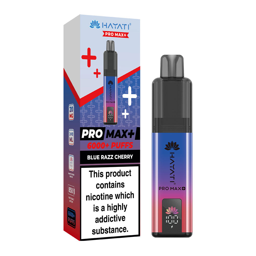 Hayati Pro Max Plus 6000 Puffs - Blue Razz Cherry