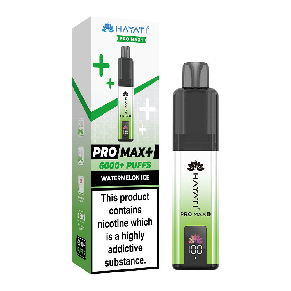 Hayati Pro Max Plus 6000 Puffs - Watermelon Ice