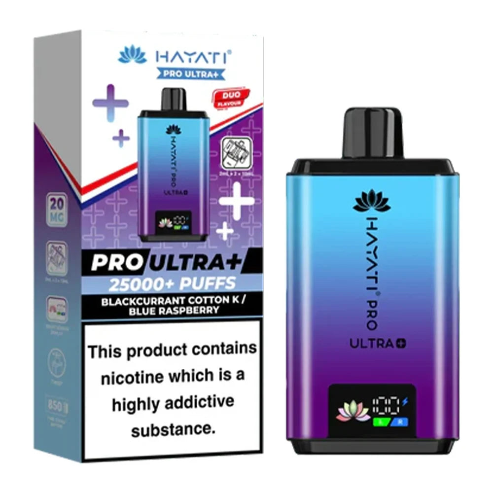 Hayati Pro Ultra Plus Blackcurrant Cotton K / Blue Raspberry
