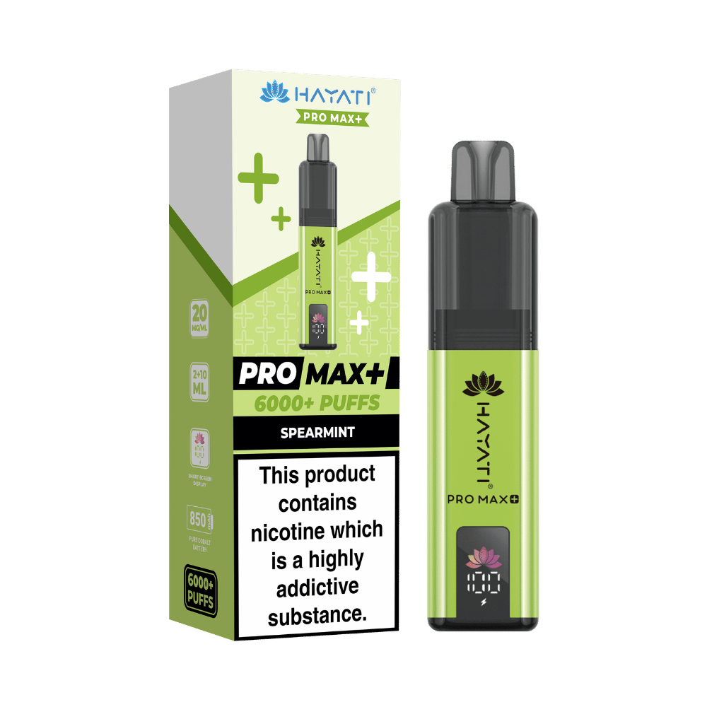 Hayati Pro Max Plus 6000 Prefilled Pod Kit - Spearmint Flavour