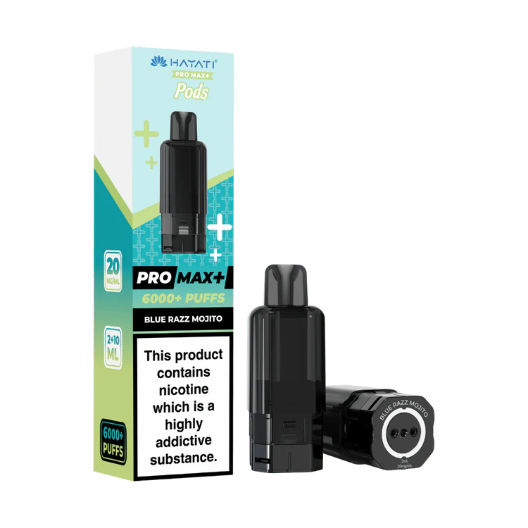 Hayati Pro Max Plus 6K Prefilled Pods - Blue Razz Mojito - Blue Razz Mojito Flavor Pods