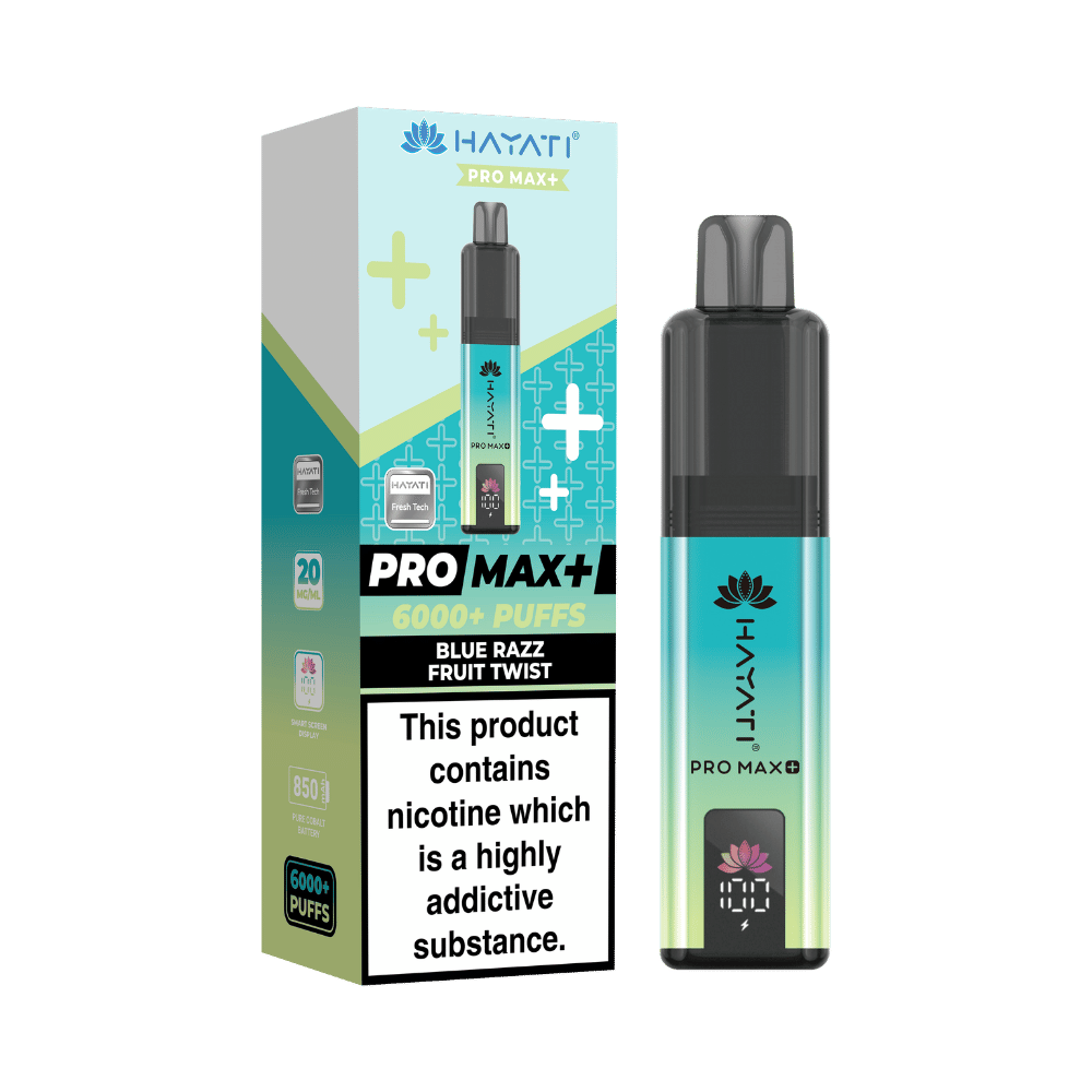 Hayati Pro Max Plus 6000 Prefilled Pod Kit - Blue Razz Fruit Twist Flavour
