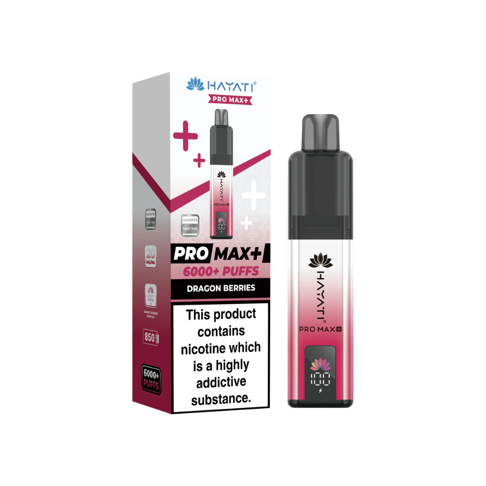Hayati Pro Max Plus 6000 Prefilled Pod Kit - Dragon Berries Flavour